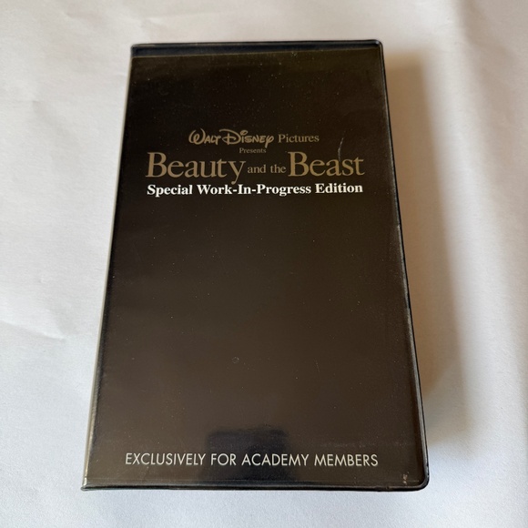 RARE BEAUTY and the BEAST WORK-IN-PROGRESS VHS - Picture 1 of 5